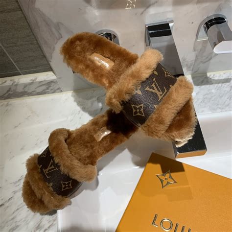 louis vuitton fur slippers replica|louis vuitton fur slippers cheap.